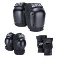 187 Killer Pads - Black Pre-K Pad Set - Knee/Elbow/Wrist Safety Gear Set