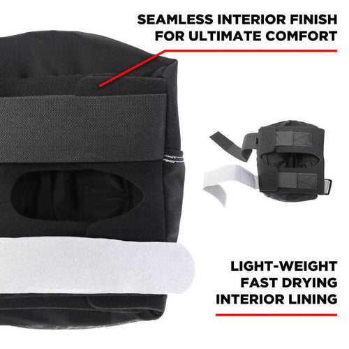 187 Killer Pads - Black/White Pro Knee Pads - Sold In Pairs
