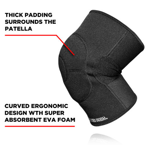 187 Killer Pads - Knee Gaskets | Black - Sold In Pairs