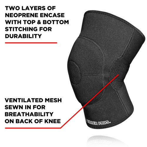 187 Killer Pads - Knee Gaskets | Black - Sold In Pairs