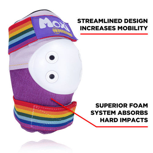 187 Killer Pads - Lavender Moxi Super Six Pack - Adult Knee/Elbow/Wrist Safety Gear Set