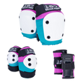 187 Killer Pads - Pink/Teal Six Pack - Adult Knee/Elbow/Wrist Safety Gear Set