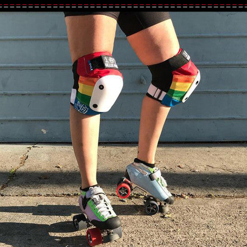 187 Killer Pads - Rainbow Slim Skate Knee Pads - Sold In Pairs