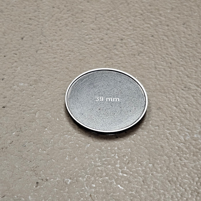 39mm Front Cap Metal Threaded