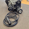 4-Pin Male XLR - 3-PIN Female XLR Arri M Power Cable 6'