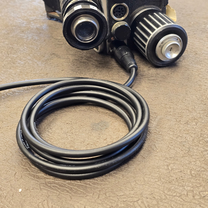 4-Pin Male XLR - 3-PIN Female XLR Arri M Power Cable 6'