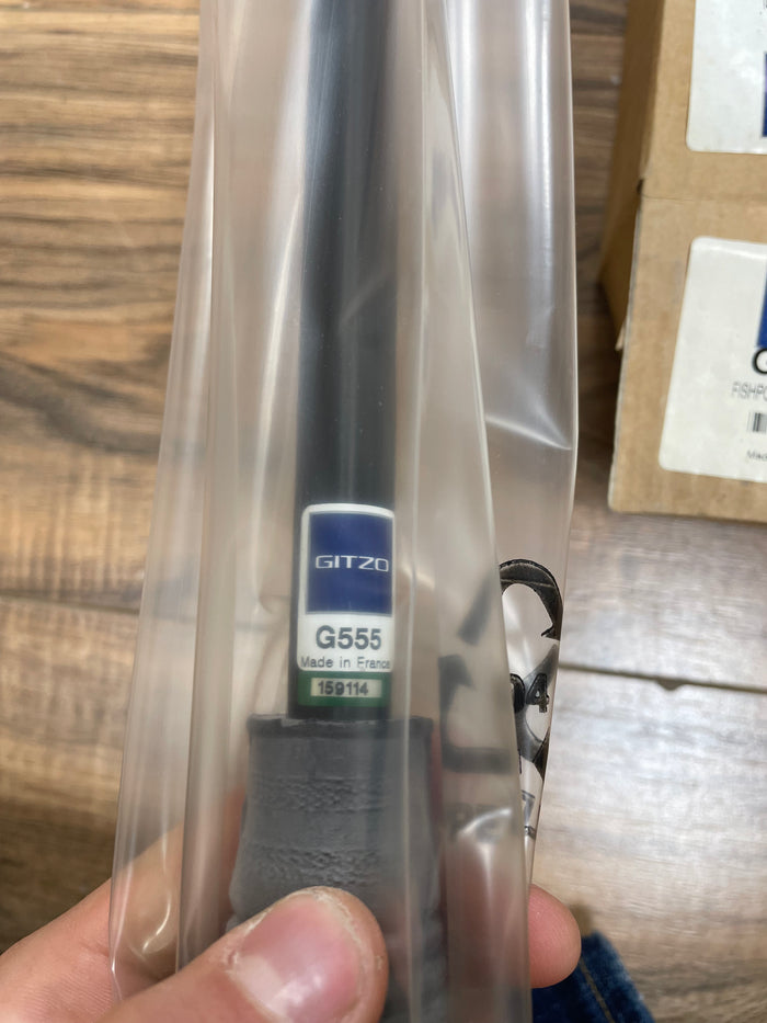 Gitzo G-555 2 Section Aluminum Sport Fishpole Boom Pole NEW - S# 159114