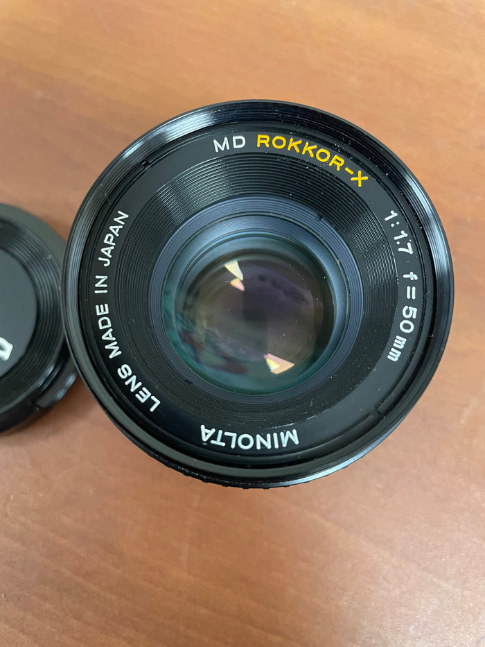 Minolta MD Rokkor-X 50mm f1.7 Lens - Excellent