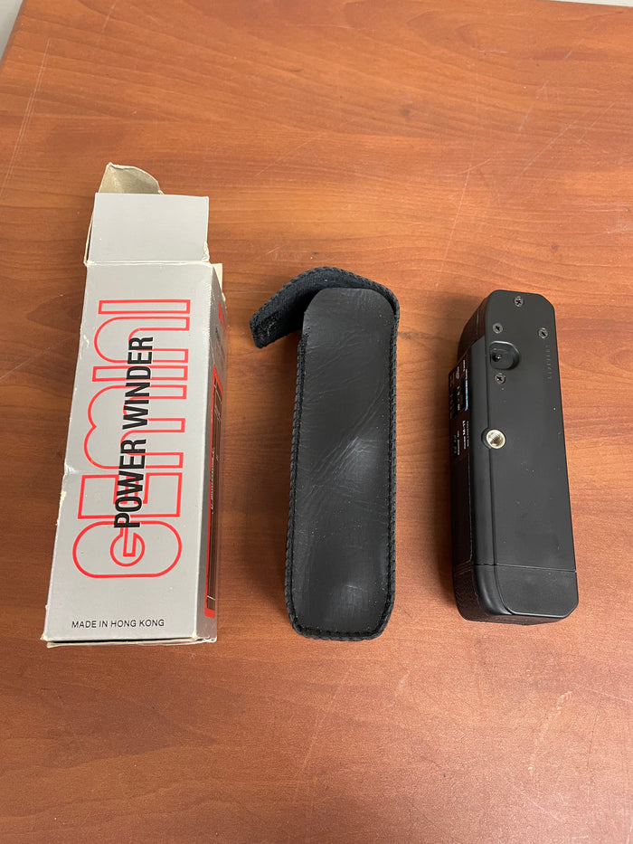 Gemini Power Winder w/ Timer For Minolta Cameras In Original Box w/ Manual | M330GP
