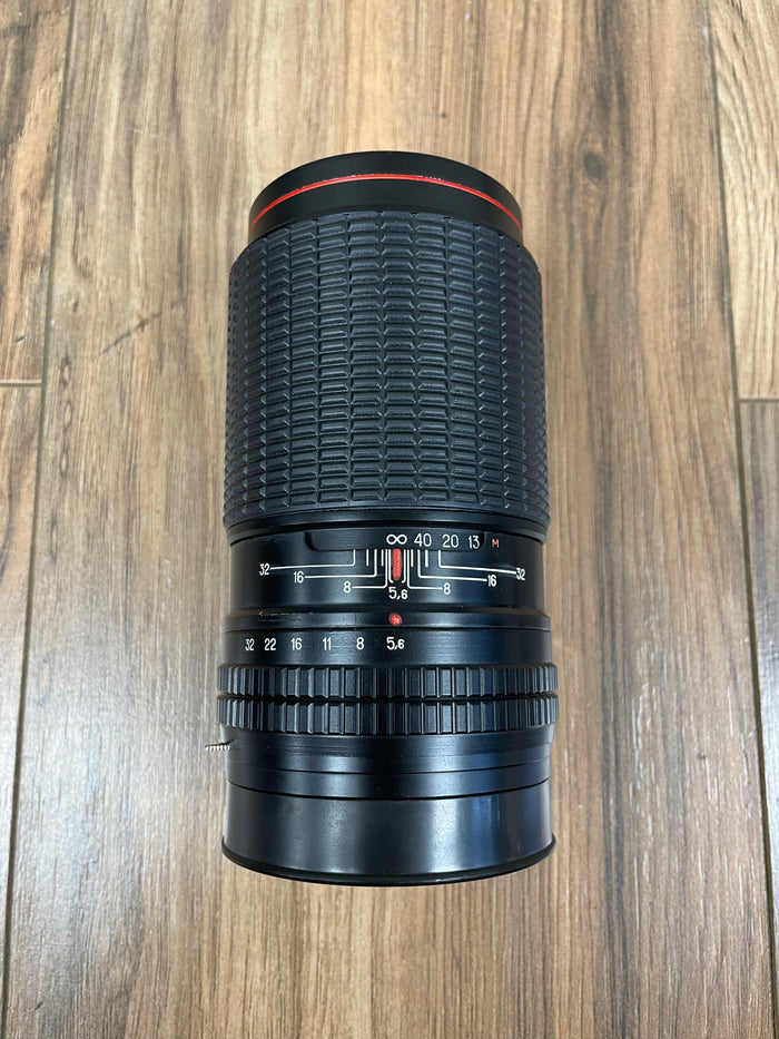 MC Telear-5b 250mm f5.6 P6 Mount Medium Format Telephoto Soviet Lens S# 880553