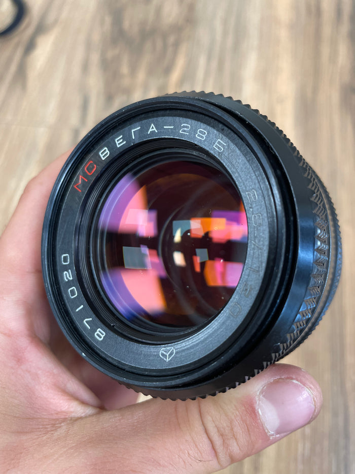 MC Vega-28b 120mm f2.8 P6 Mount Medium Format Soviet Lens S# 871020