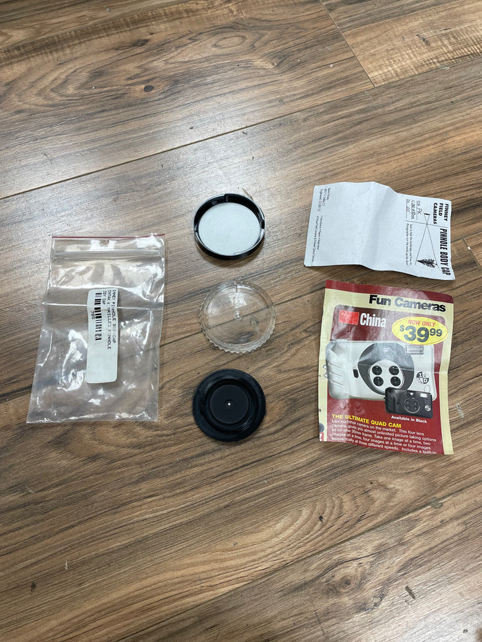 Pinhole Body Cap - 50mm f180 - Pentax K Mount - .011" Dia.