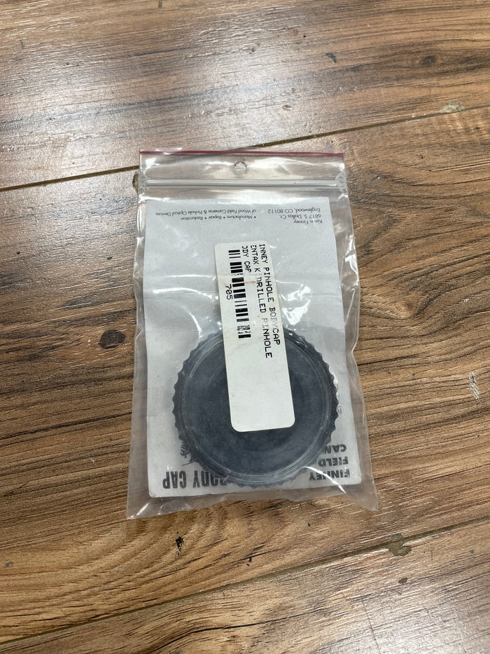 Pinhole Body Cap - 50mm f180 - Pentax K Mount - .011" Dia.