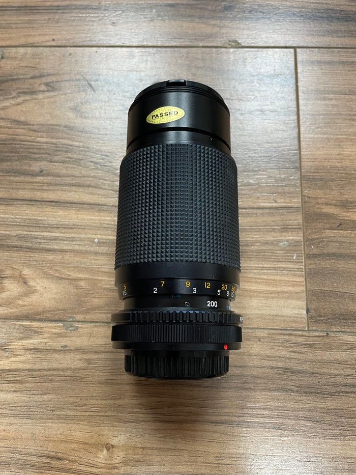 Cimko MT Series f4.5 MC 80-200mm FD Mount Zoom Lens S# 440304