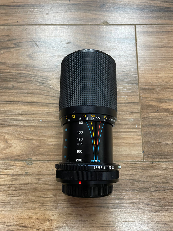 Cimko MT Series f4.5 MC 80-200mm FD Mount Zoom Lens S# 440304