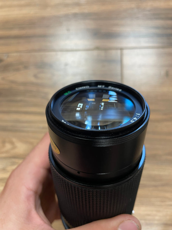 Cimko MT Series f4.5 MC 80-200mm FD Mount Zoom Lens S# 440304