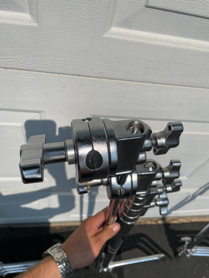Flashpoint 10′ C-Stand on Turtle Base Kit, 40″ Grip Arm & Two 3″ Gobo Heads