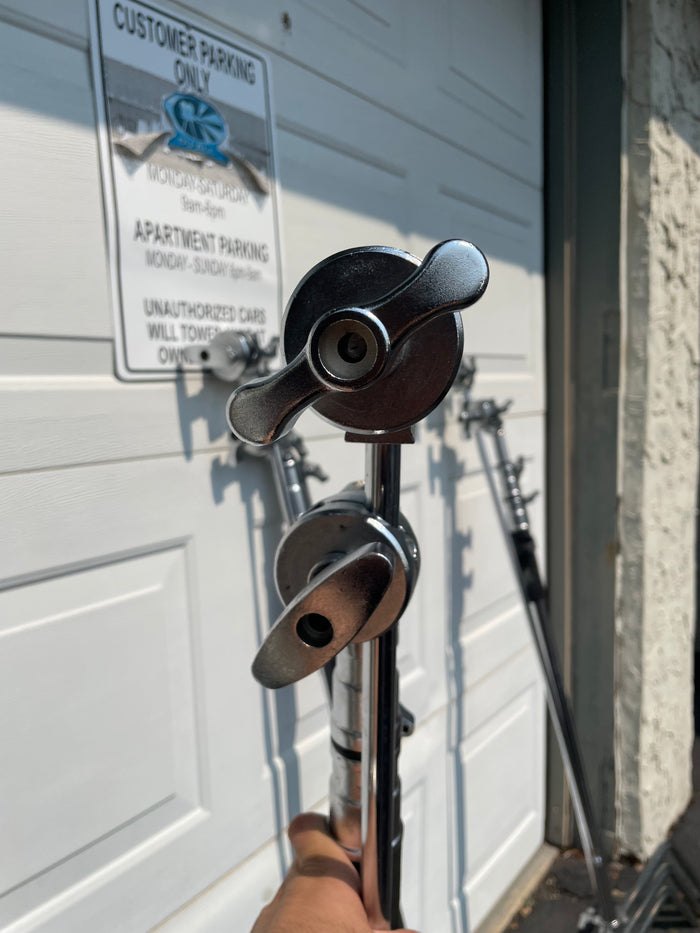 Flashpoint 10′ C-Stand on Turtle Base Kit, 40″ Grip Arm & Two 3″ Gobo Heads
