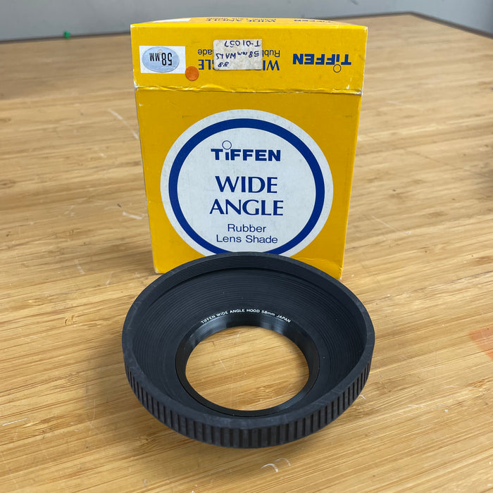 Tiffen 58mm Wide Angle Rubber Lens Shade