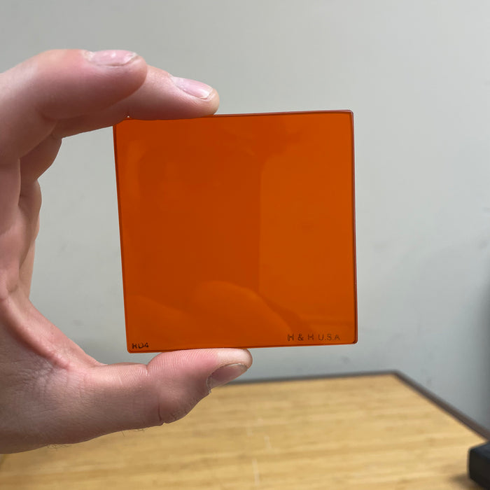Harrison 3" x 3" Yellowish Red RD-4 (23A) Filter