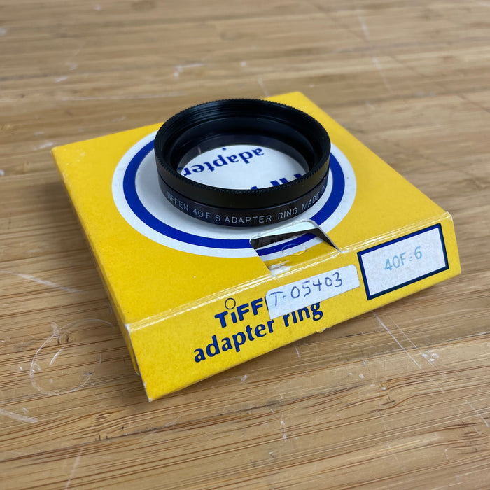 Tiffen 40F6 Series 6 Adapter Ring with Retaining Ring