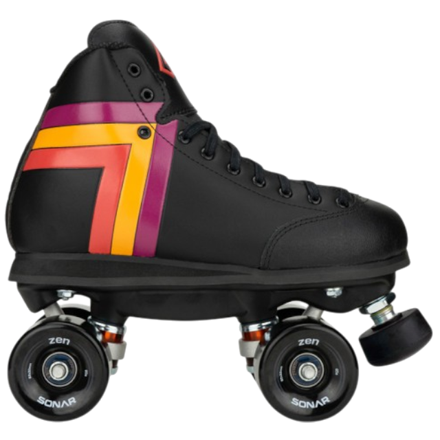 Antik Skates - Black Skyhawk Outdoor - Roller Skate Set