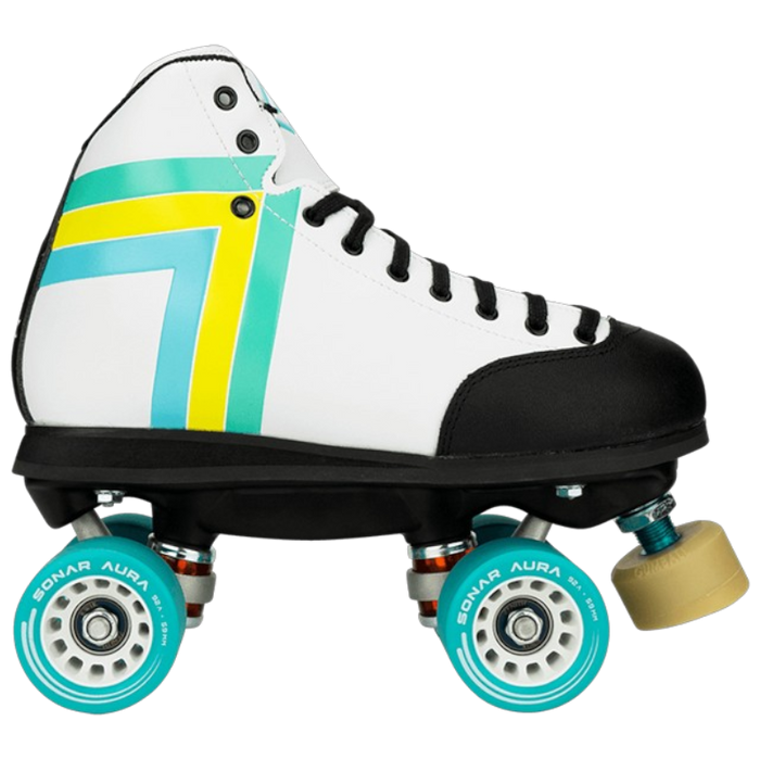 Antik Skates - White Skyhawk Indoor - Roller Skate Set