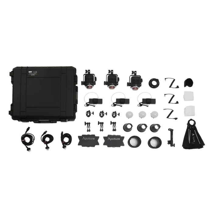 Aputure Storm 80c LED Monolight 3-Light Kit