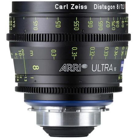 ARRI Ultra16 8mm T1.3 Prime Lens PL Mount