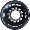 Atom Skates - Black Snap 91a Indoor Wheels (4 Pack)