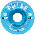 Atom Skates - Blue Pulse Lite 62mm Outdoor Wheels (4 Pack)