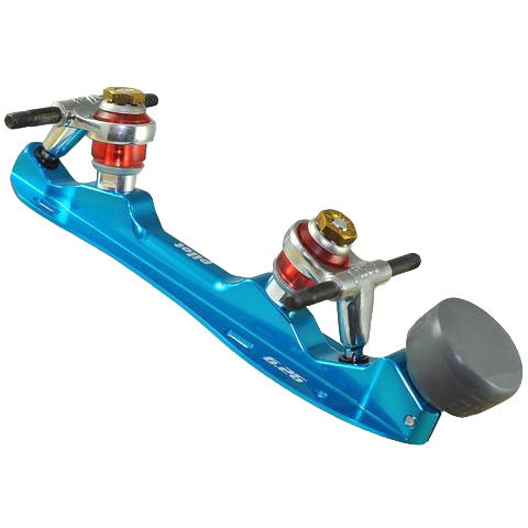 Atom Skates - Electric Blue Falcon Plates - Sold In Pairs