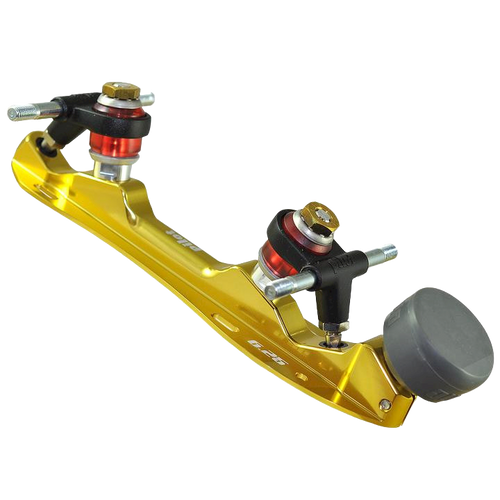 Atom Skates - Gold Falcon Plates (Sold In Pairs)