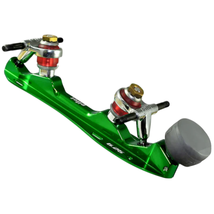 Atom Skates - Green Falcon Plates (Sold In Pairs)
