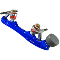 Atom Skates - Royal Blue Falcon Plates - Sold In Pairs