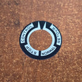 Beaulieu R-16 Decal for Master Switch Knob ( Control/Stop/Normal/Retour )