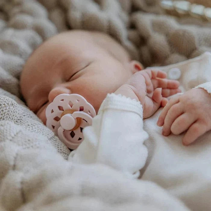 BIBS Pacifiers & Teethers BIBS Boheme Pacifiers 2 Pack (Size 2) - Blossom/Dusky Lilac