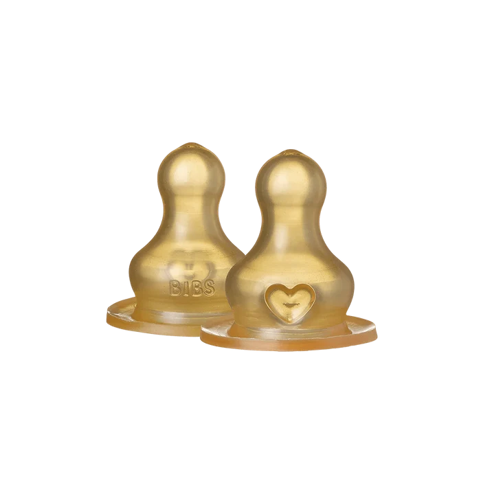 BIBS Baby Bottle Nipples BIBS Bottle Nipple 2 Pack - Slow Flow