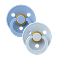 BIBS Pacifiers & Teethers BIBS Colour Pacifiers 2 Pack (Size 1) - Sky Blue/Baby Blue
