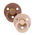 BIBS Pacifiers & Teethers BIBS Colour Pacifiers 2 Pack (Size 2) - Anatomical Blush/Woodchuck