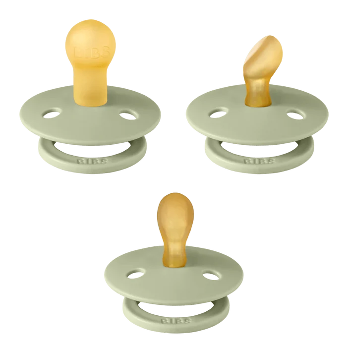 BIBS Pacifier BIBS Try-It Collection Pacifiers 3 pack (Size 1) - Sage