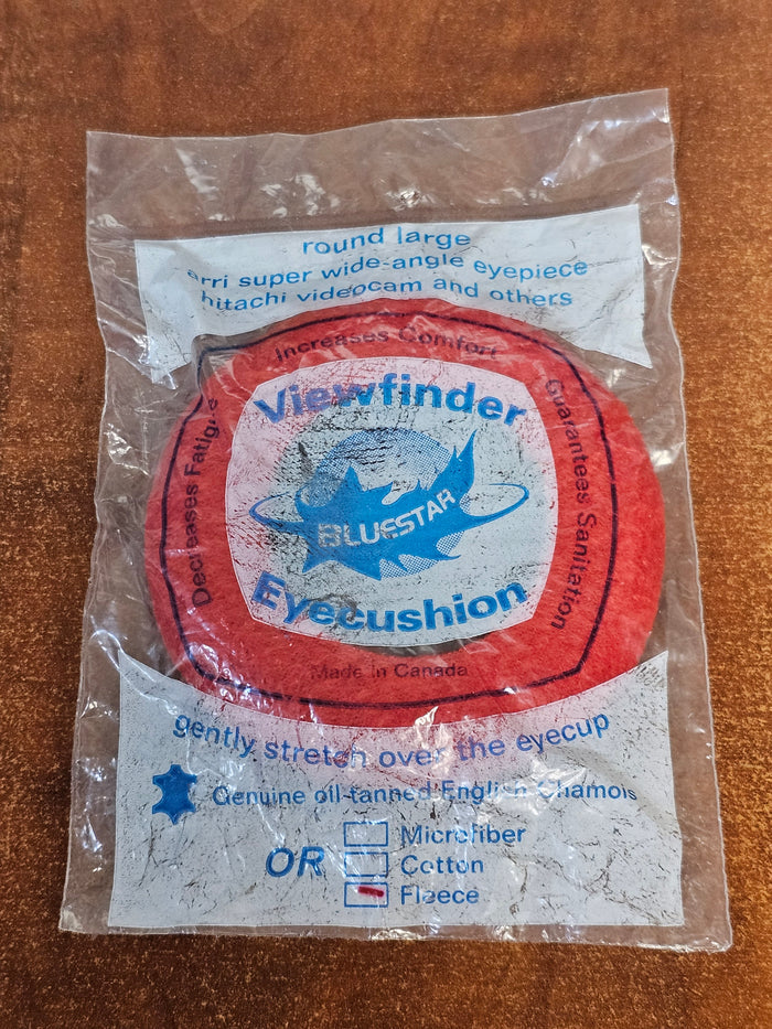 Bluestar Viewfinder Eyepiece Chamois / Cushion ( Round Large , Red, Fleece )