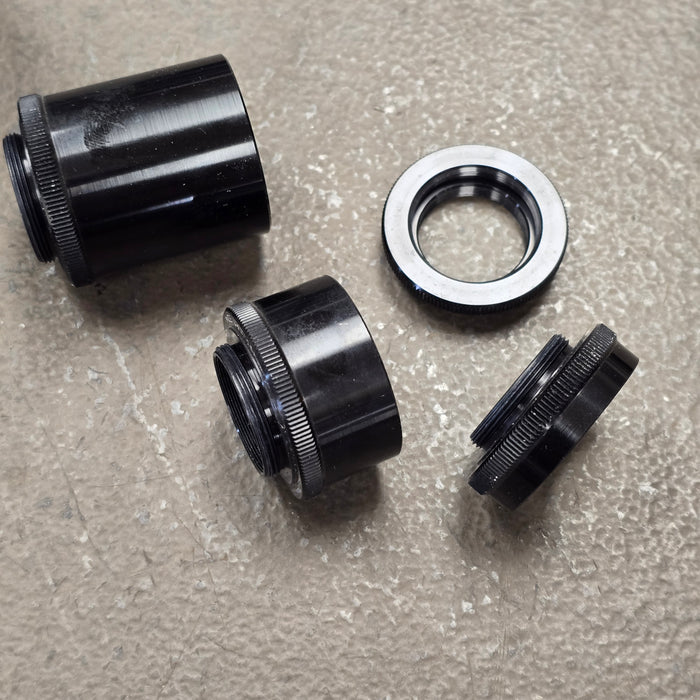 Bolex C-Mount Macro Extension Tube Set for Macro Photography