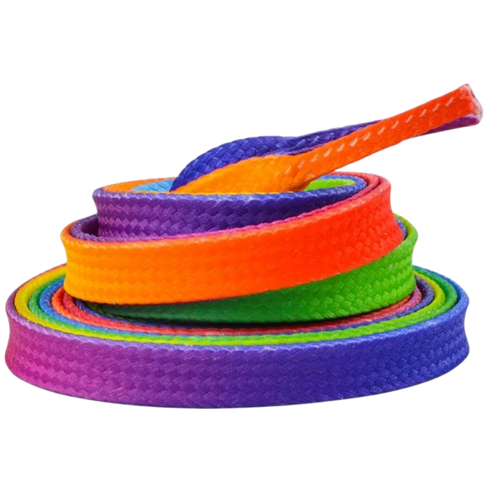 Bont - Rainbow Hunt - Waxed 6mm Skate Laces (Sold In Pairs)
