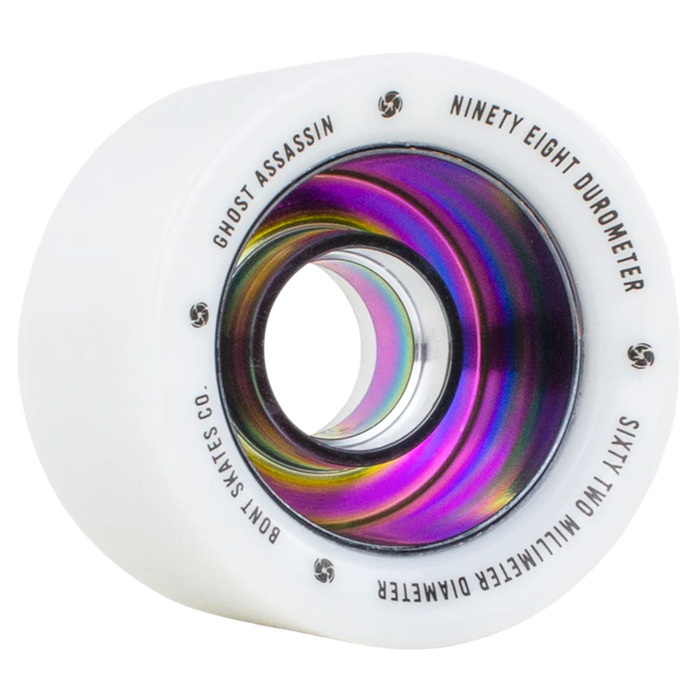 Bont - White Ghost Assassin 62mm Indoor Wheels (4 Pack)