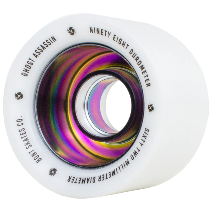 Bont - White Ghost Assassin 62mm Indoor Wheels (4 Pack)