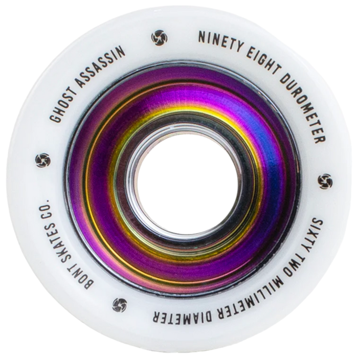 Bont - White Ghost Assassin 62mm Indoor Wheels (4 Pack)