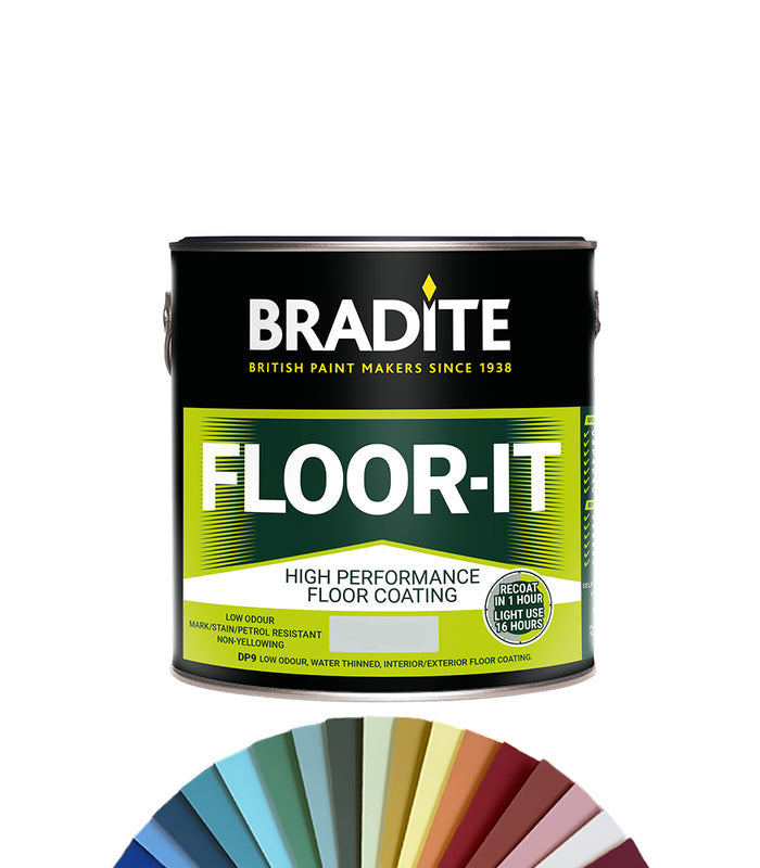 Bradite Floor IT DP9 - 2.5L - Tinted Colour Match