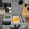 Braun Nizo Hammered Aluminum Case with Accessories for Nizo 6080/ 4080 / 6056 Model Cameras