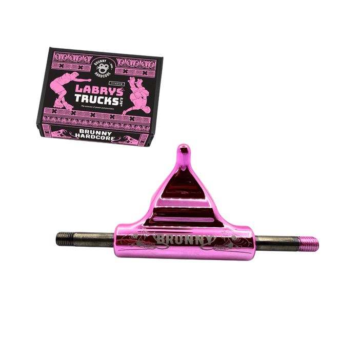 Brunny - *Limited Edition* Pink Labrys Titanium Grind Trucks (Set Of 4)